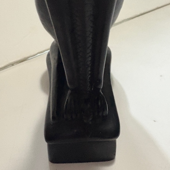 Please double Egyptian Goddess Bastet Cat Epoxy/Resin Statue 10" Tall Heavy - Picture 8 of 16